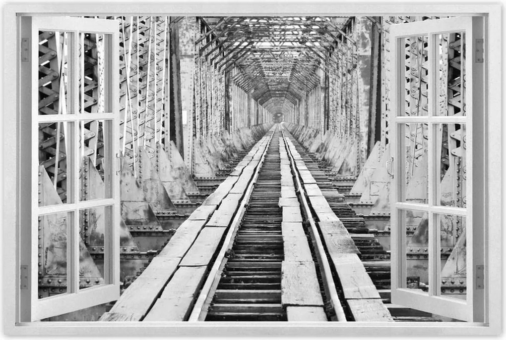 Poszterek 120x80 Vasúti híd Vasút