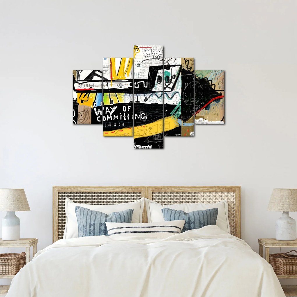 Festmény - Graffiti (150x105 cm)