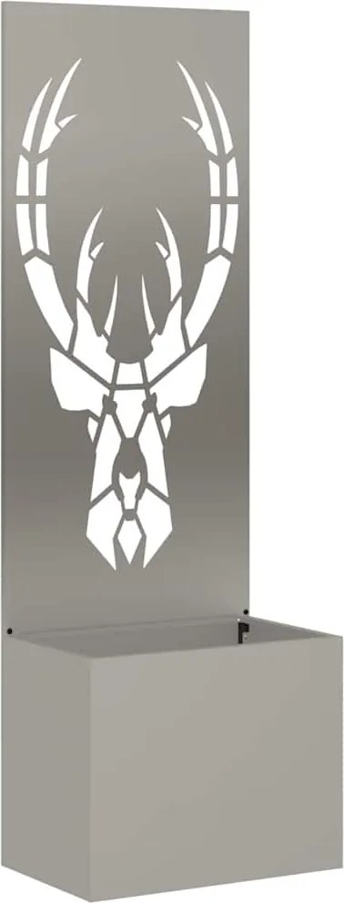 vidaXL Kertvédő vászon Rozsdás 50 x 32 x 150 cm Időjárásálló acél