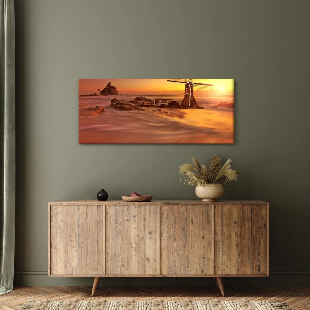 Kép – Naplemente (120x50 cm)