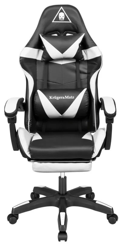 Kruger&Matz GX-150 játékszék Fehér és fekete.