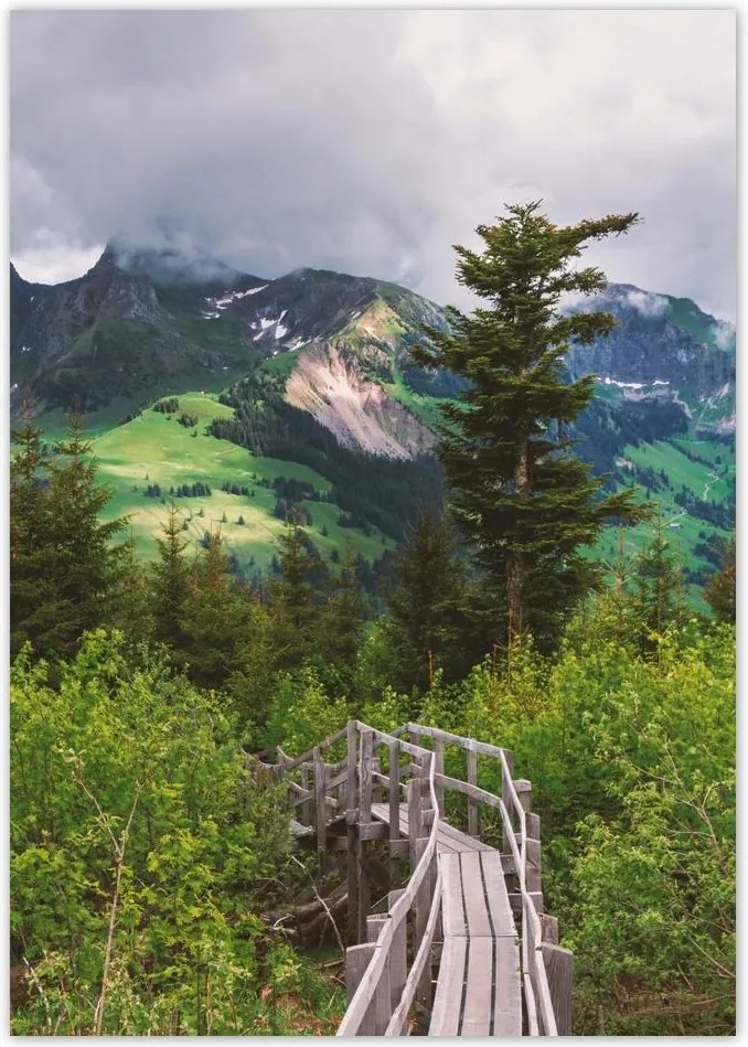 Poszterek A4 Pion Híd Építészet Tájkép