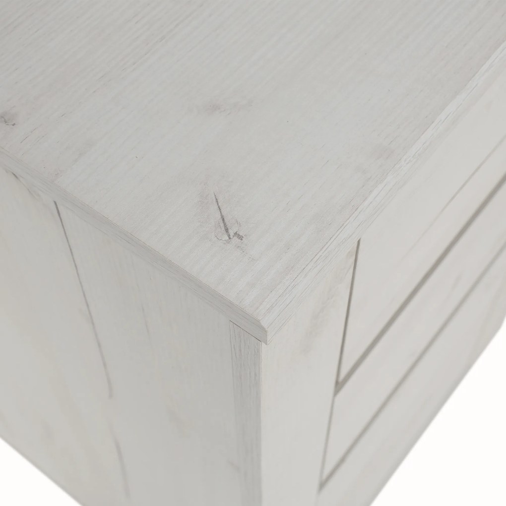 PC asztal typ 80, fehér craft, ANGEL