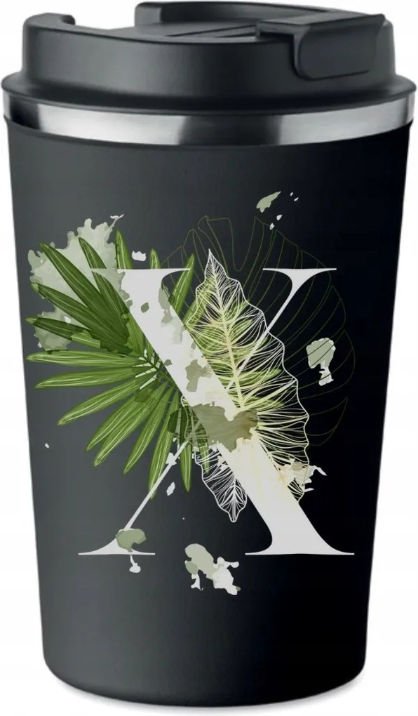 Prémium termo bögre fekete X-betűvel Generáció Straight Edge KT_203_cz