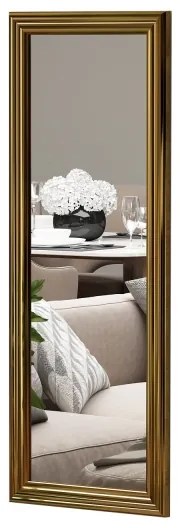 Fali tükör SMOOTH 105x40 cm arany
