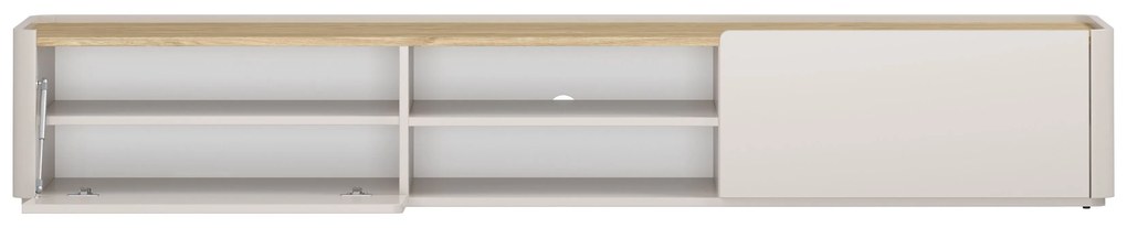 Elivo TV-szekrény 220 cm fiókkal - kasmír / olajozott tölgy