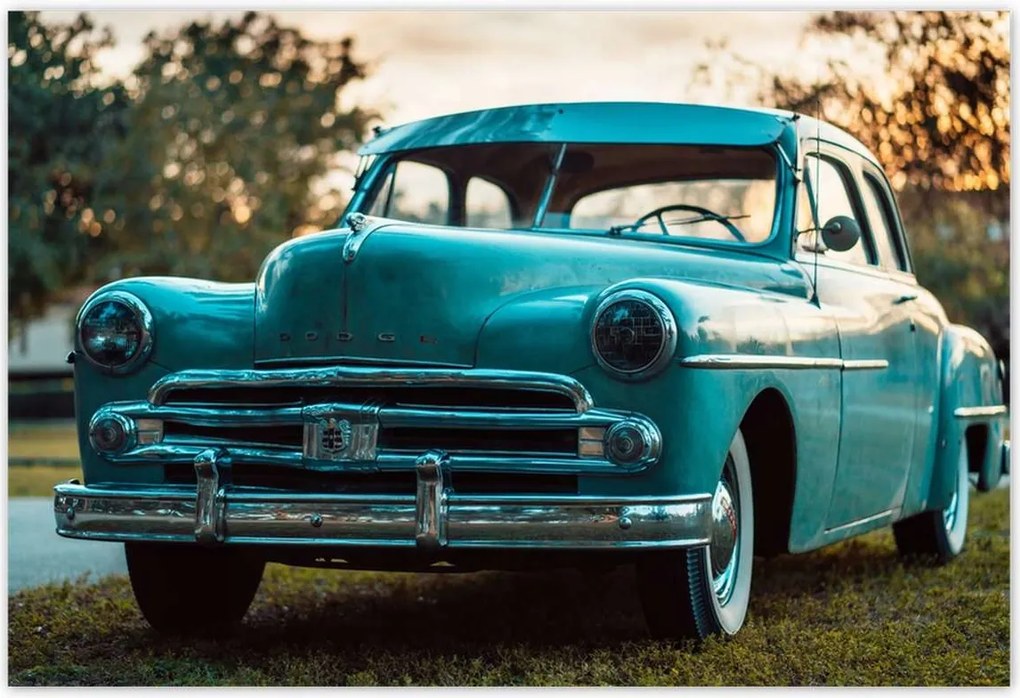 Poszterek 200x135 Kék Dodge Autó