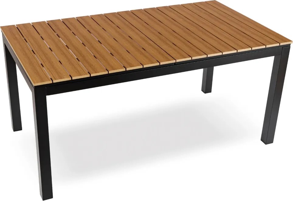 ARGOS kerti asztal 160-260 cm, tölgy-fekete