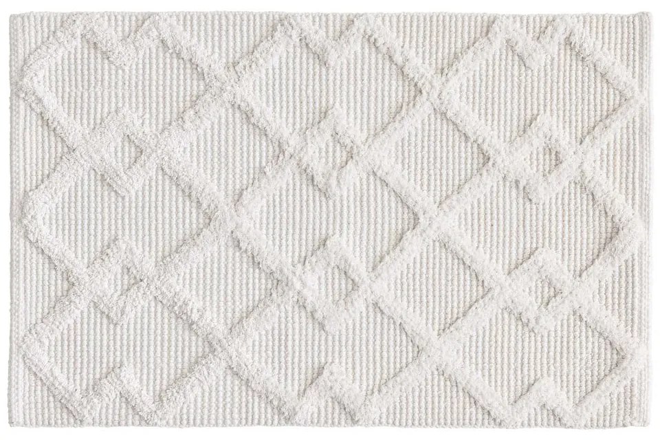 Krémszínű fürdőszobai kilépő 50x80 cm Otis – douceur d'intérieur