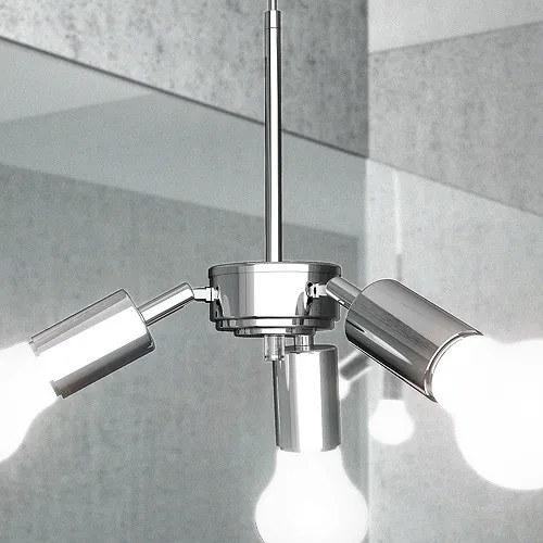 RENDL TRIX függesztő készlet króm 230V LED E27 3x15W