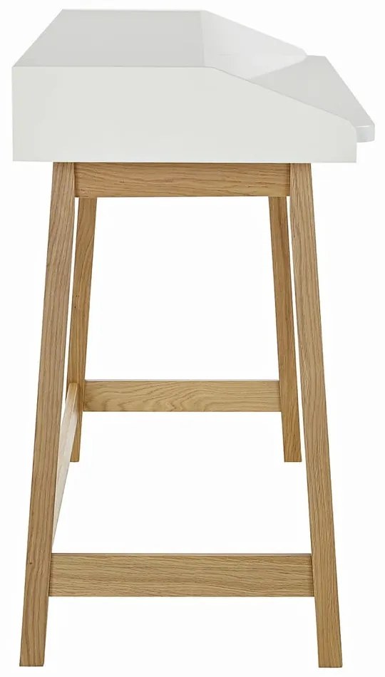 St. James íróasztal, fehér asztallappal - Woodman