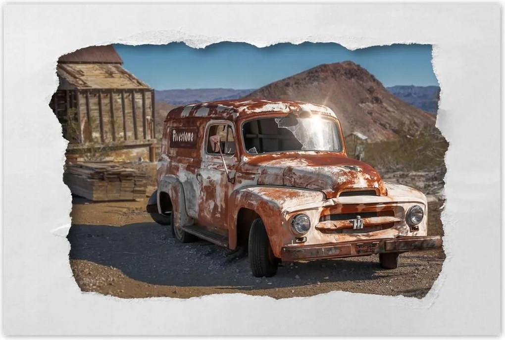 Poszterek 90x60 Rost Style Old Car