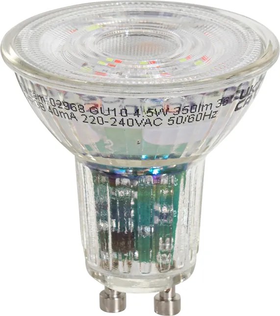 5 darabos Smart GU10 50 LED izzókészlet átlátszó RGBW 4,5W 350 lm 2700-6000K