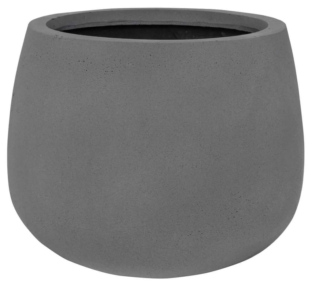 Květináč Kevan, barva šedá, více velikostí - PotteryPots méret: M - h 21 cm, ⌀ 25 cm