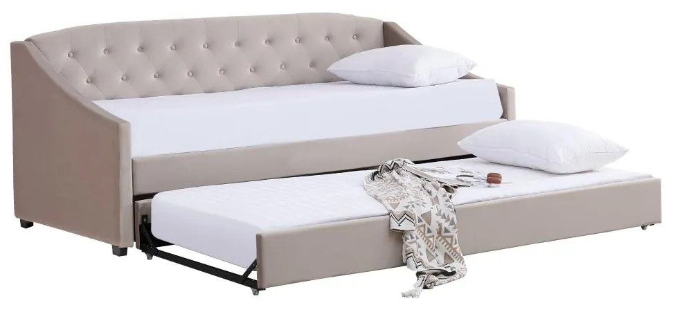 Széthúzható ágy 90 cm Asesorar (barnaszürke) . 1116213