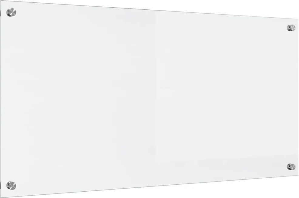 vidaXL Konyhai splashback Átlátszó 100 x 50 cm edzett üveg