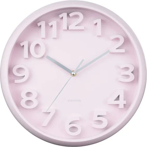 Falióra, klasszikus rózsaszín nappaliba, étkezőbe Elevated