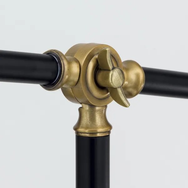 Orion Dimmelhető 12-1192/1 - Állólámpa SCHILLER 1xE27/40W/230V fekete/bronz