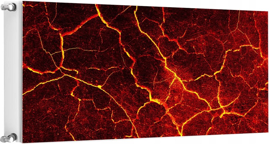 Mágneses Radiátorvédő 120x60 Láva Fotótapéta