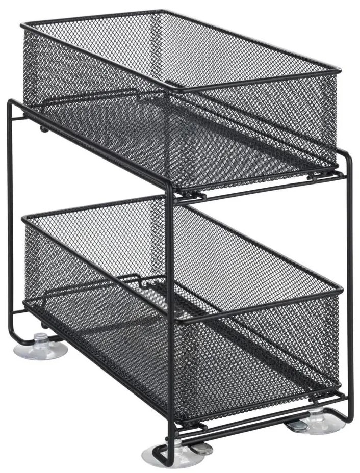 WENKO 69768800 - GIOMA konnektortartó 35x33,5 cm fekete