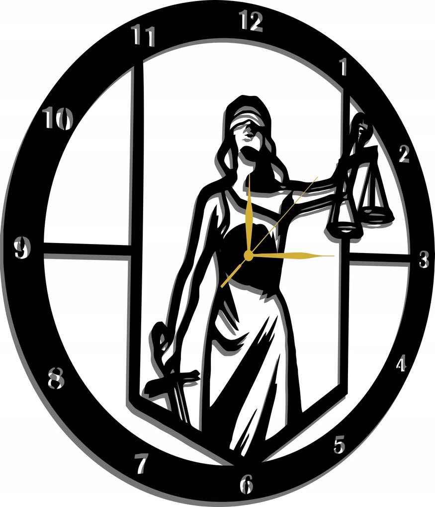 Ügyészi Óra Ügyész Bírónak 60CM