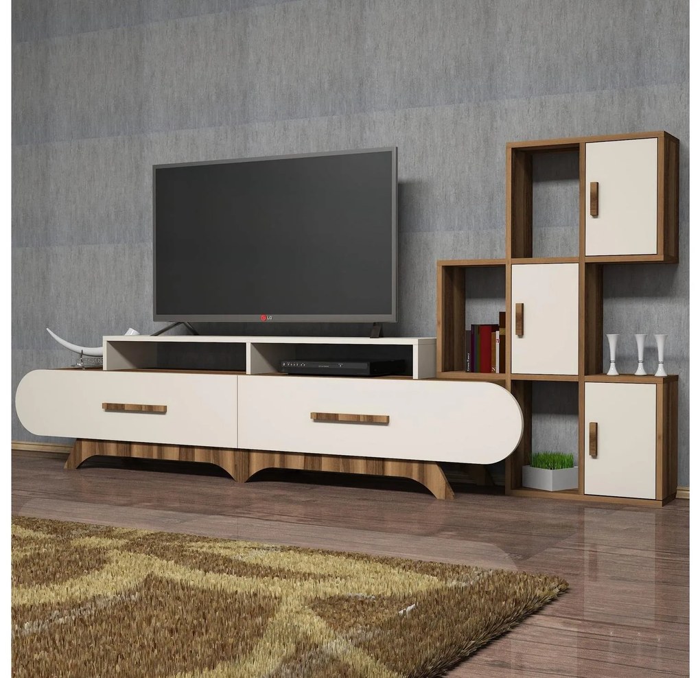 Nappali fal Florian S (dió + krém). Akció -27%. 1088294