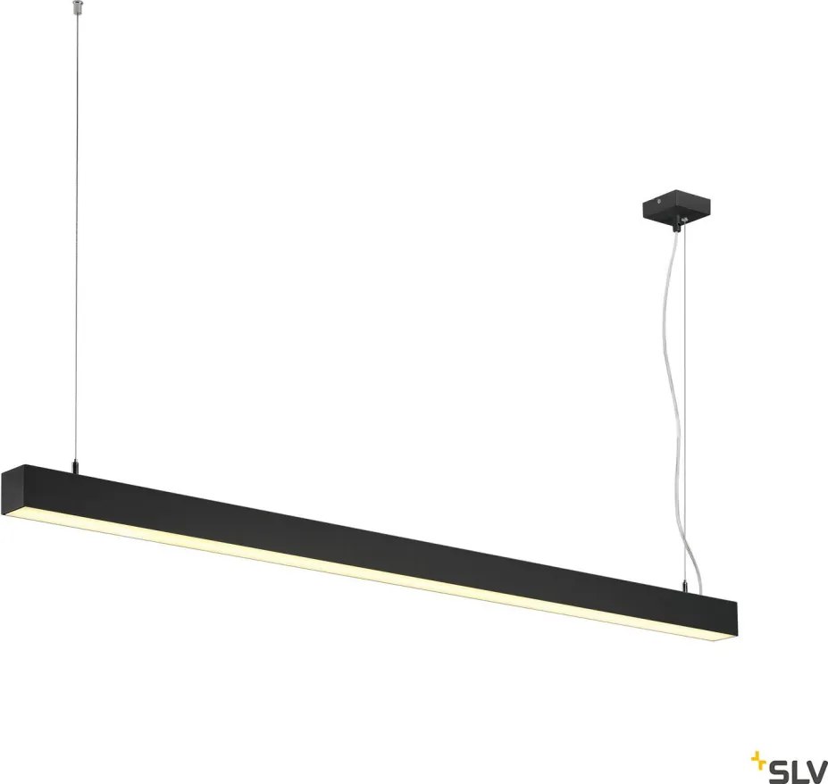 SLV 1001309 Q-LINE Modern Led Függesztett Lámpa Fekete LED IP20