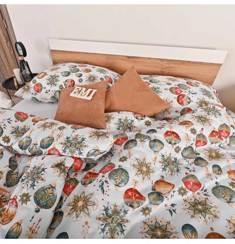 EMI Magic karácsonyi pamut ágyneműhuzat, A standard egyszemélyes ágy szett tartalma: 1x 140x200 + 1x 70x90