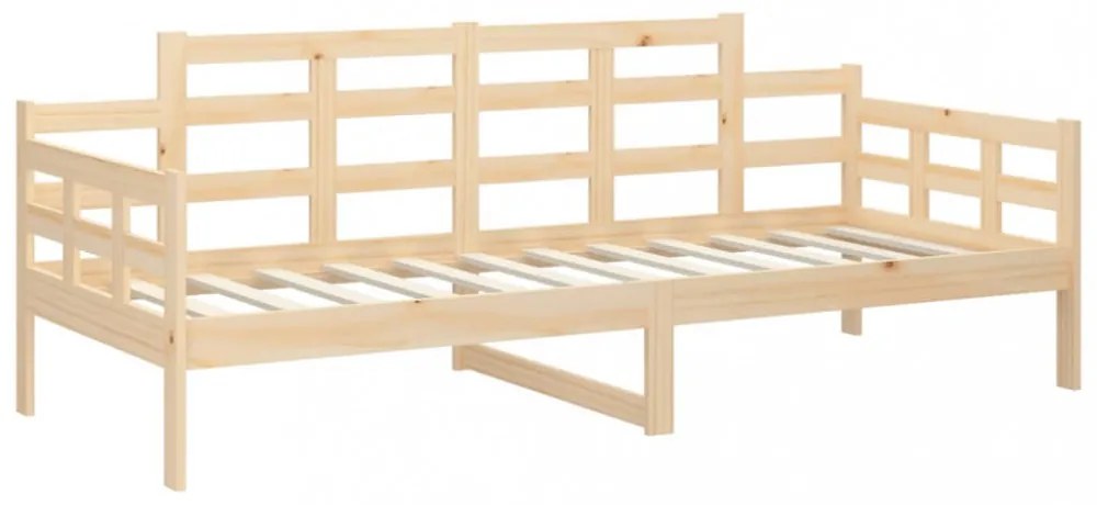 tömör fenyőfa kanapéágy 90 x 200 cm