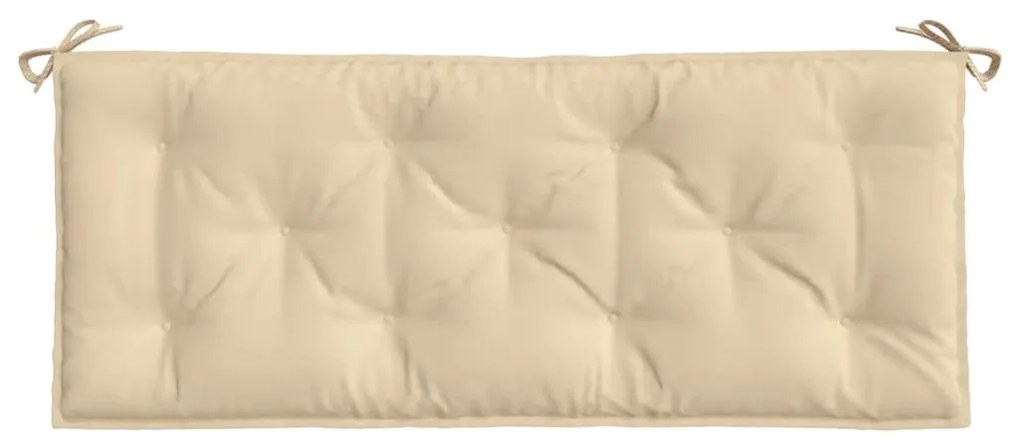 2 db bézs oxford szövet kerti padpárna 120 x 50 x 7 cm