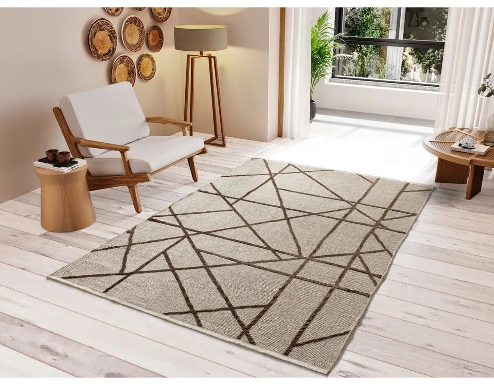 Világosbarna szőnyeg 120x170 cm Lux – Universal