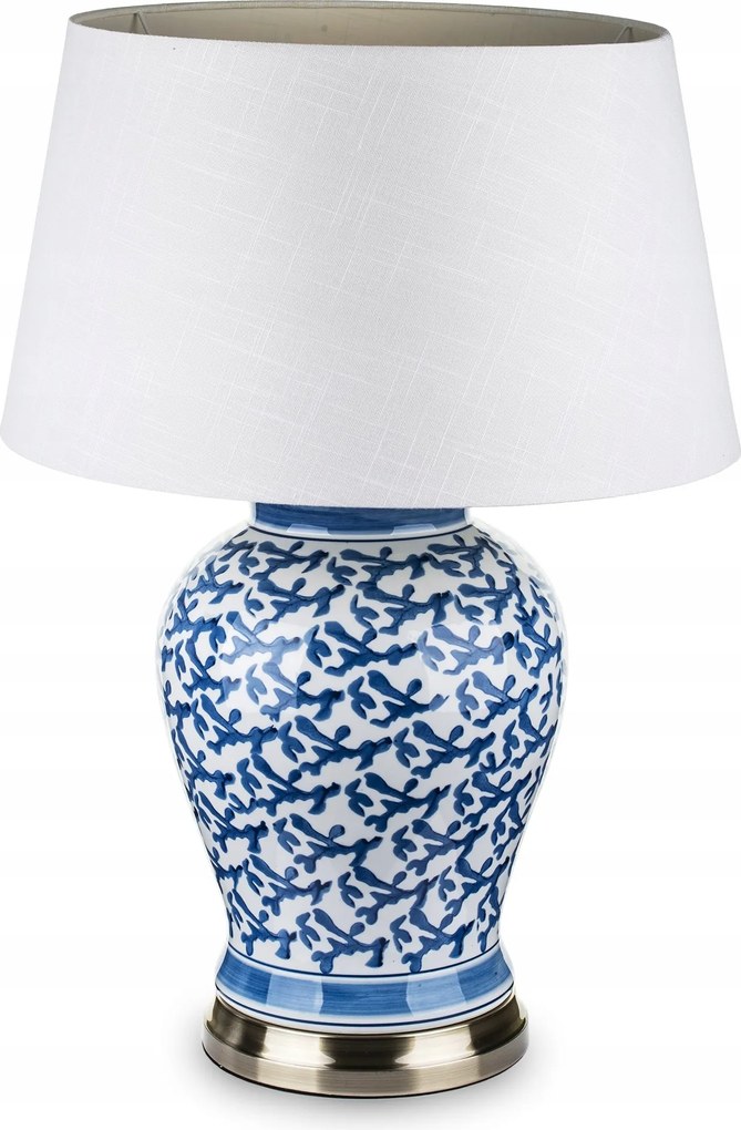 Klasszikus nagy asztali lámpa lámpaernyővel kerámia dekoratív éjjeli lámpa