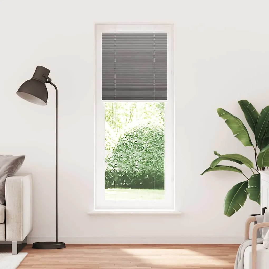 pliszírozott redőny antracit 70x200 cm szövetszélesség 69,4 cm