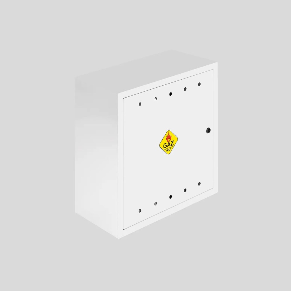 Gázszekrény Doboz 60x60x25 Gáz Fehér