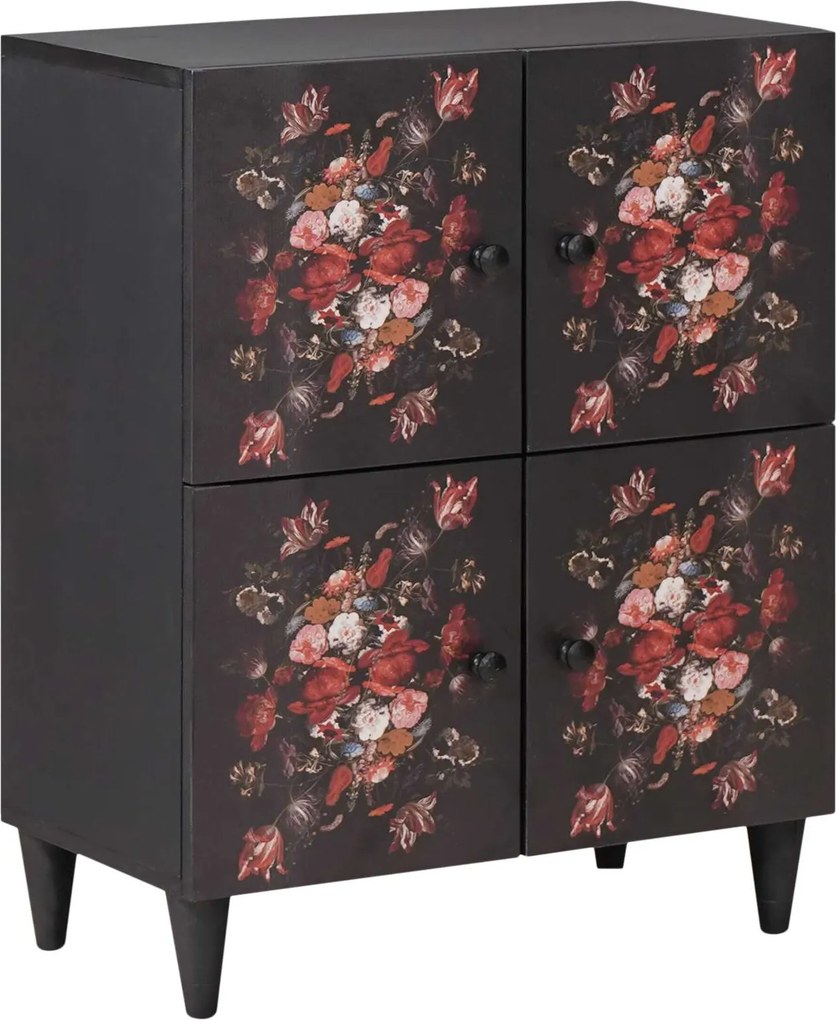 vidaXL Tároló szekrények Sokszínű 60 x 33,5 x 75 cm Tömör Mangófát