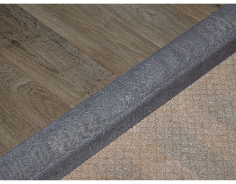 Sötétszürke kárpitozott franciaágy tárolóhellyel ágyráccsal 160x200 cm Jade – Bobochic Paris