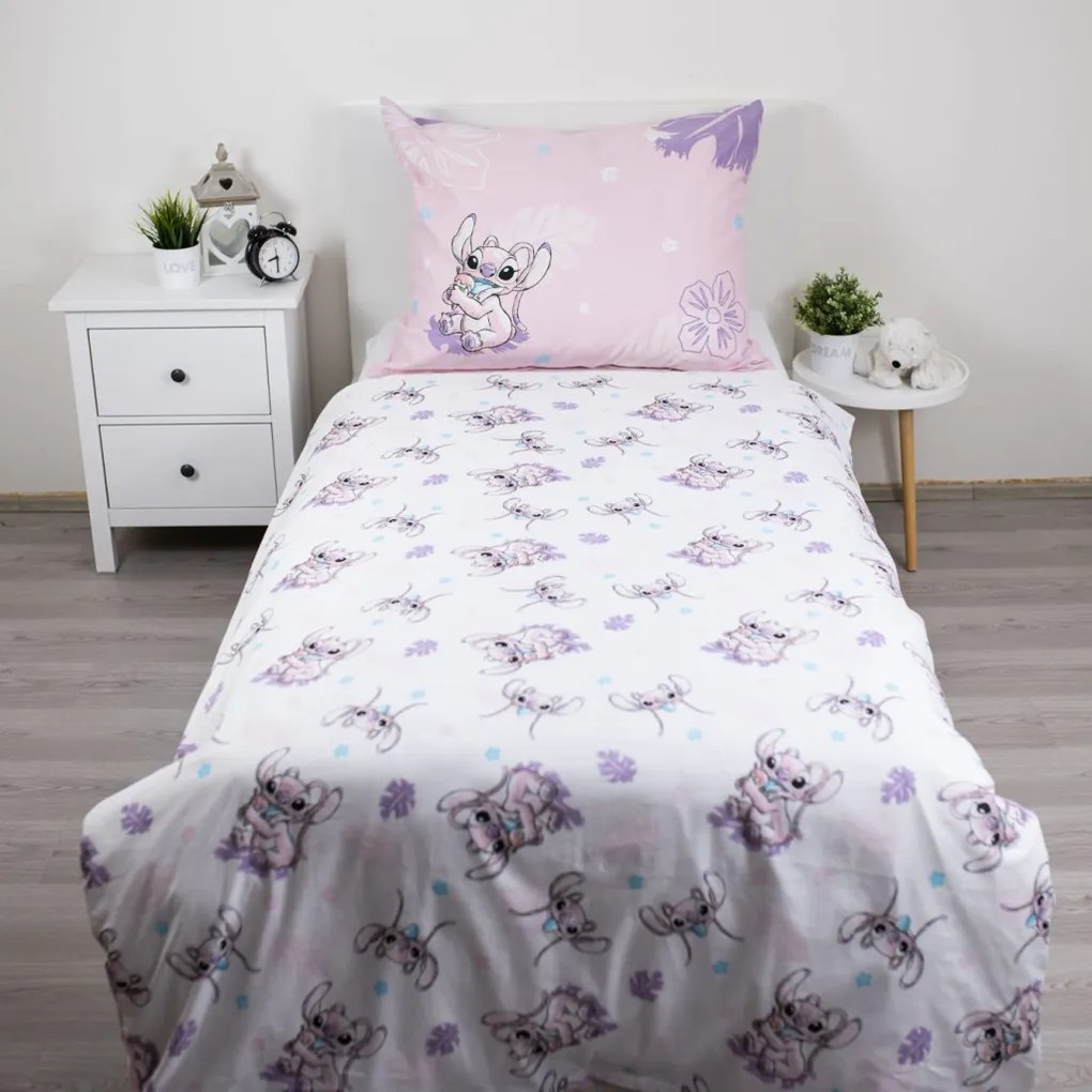 Disney Lilo és Stitch, A csillagkutya Ice Cream ágyneműhuzat 140×200cm, 70×90 cm
