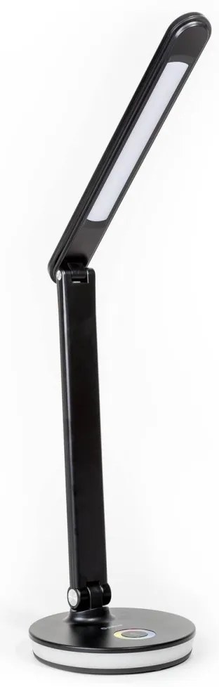 LEDRGBW Dimmelhető asztali lámpa power bank funkcióval LED/12W/5V 2800-6000K fekete