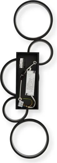 BRILAGI - LED dimmelhető mennyezeti lámpa RINGO LED/34W/230V fekete + távirányító