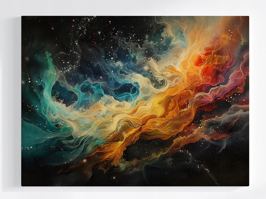 Poszter Absztrakt Kozmosz Galaxis Nebula Köd 100x75