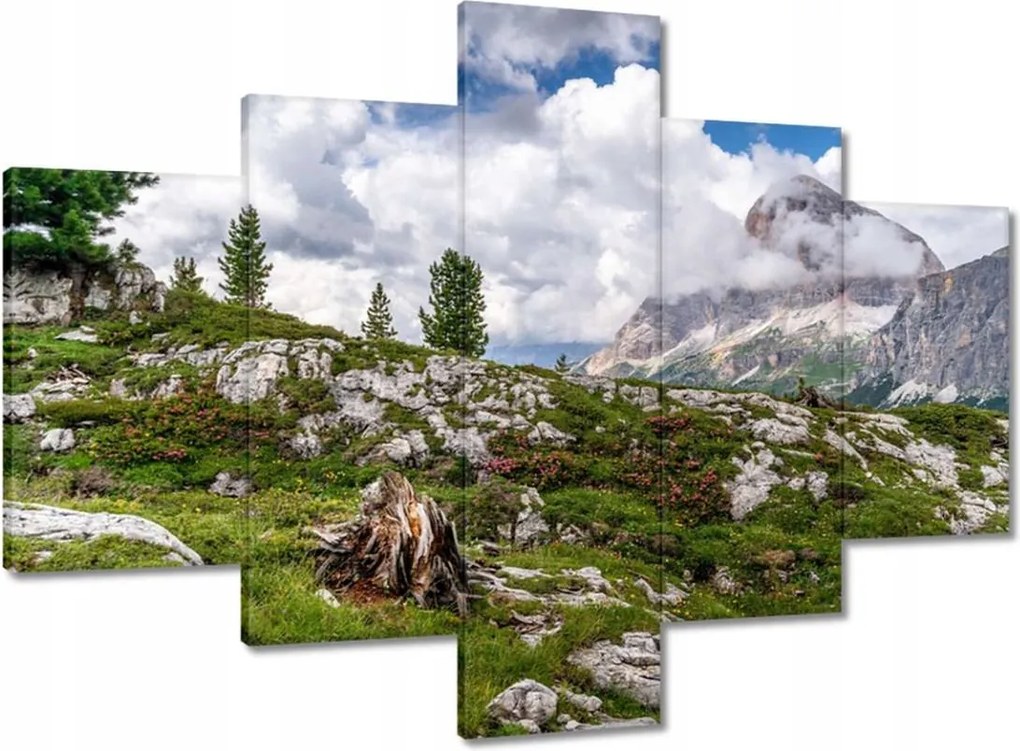 Vászonkép 100x70 Hegyi kilátás Tájkép