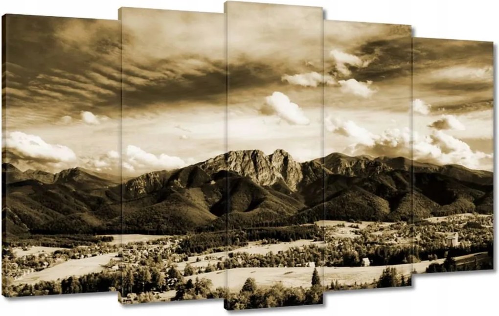 Képek 100x60 Tátra Lengyel hegyek Kilátás