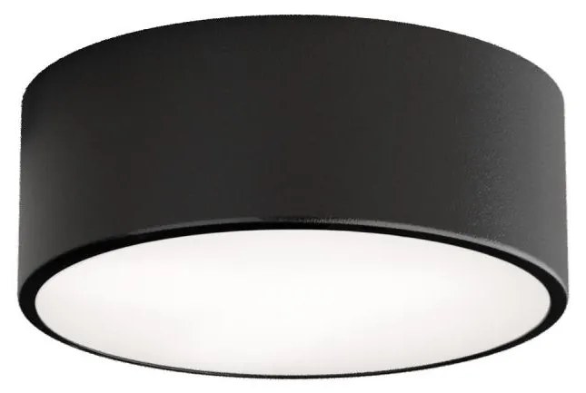 Fürdőszobai mennyezeti lámpa CLEO 1xE27/24W/230V átm. 20 cm fekete IP54