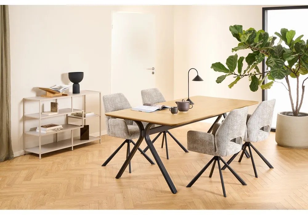 Szürke könyvespolc 114x78x35 cm Seaford – Actona