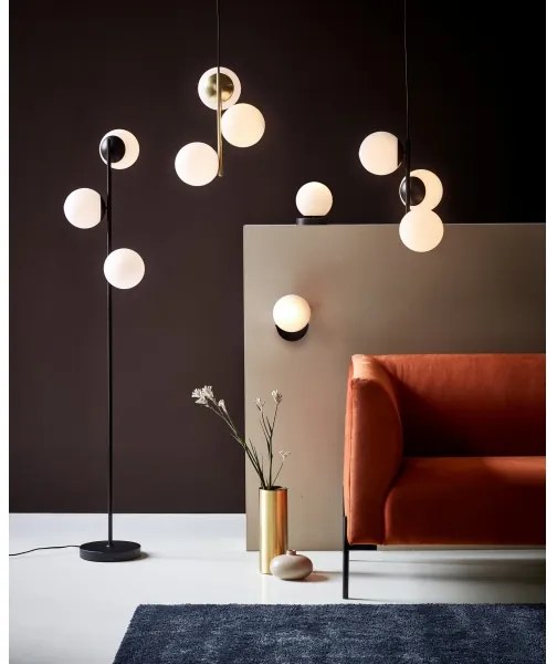 Nordlux - Állólámpa LILLY 3xE14/25W/230V fekete