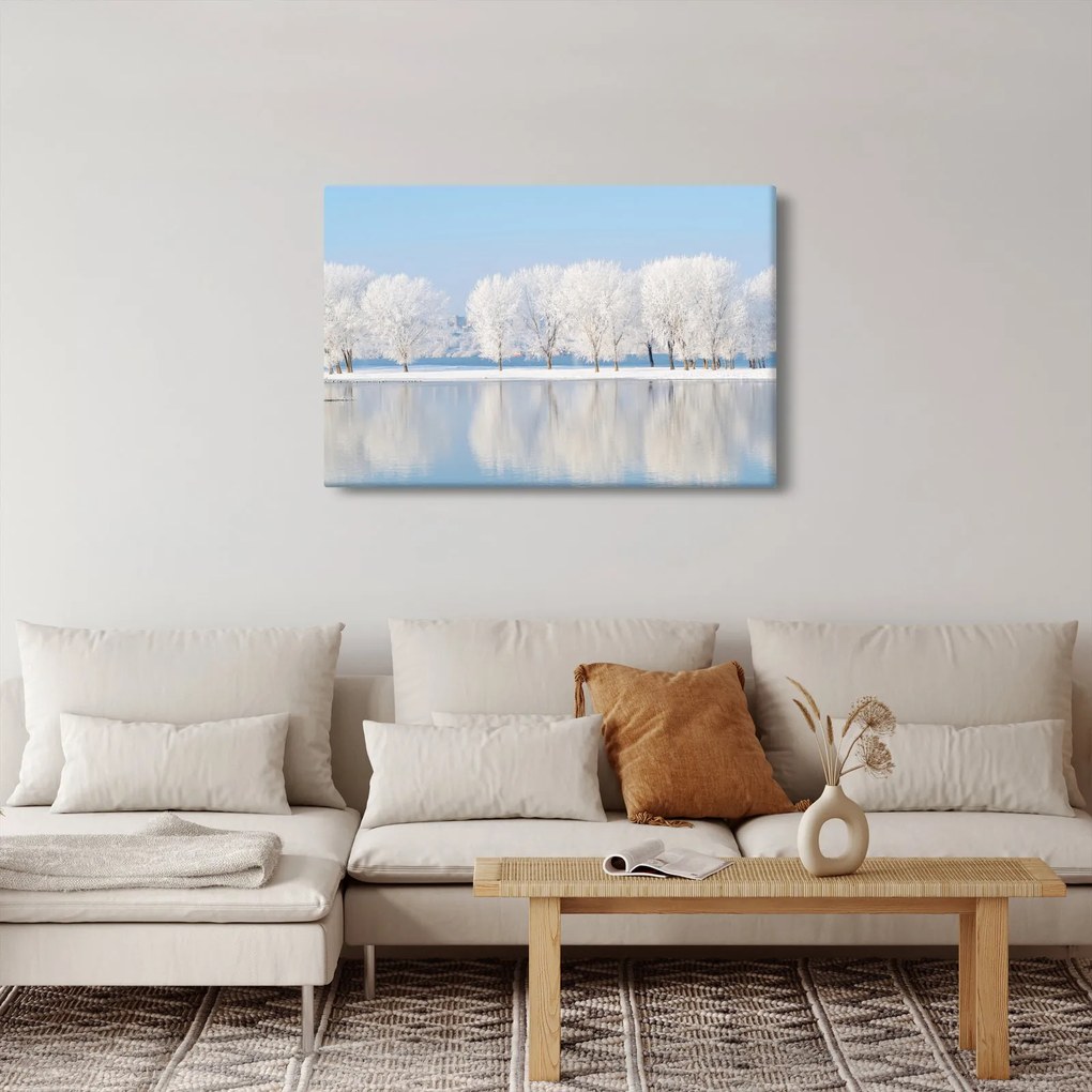 Egy kép egy téli tájról (90x60 cm)