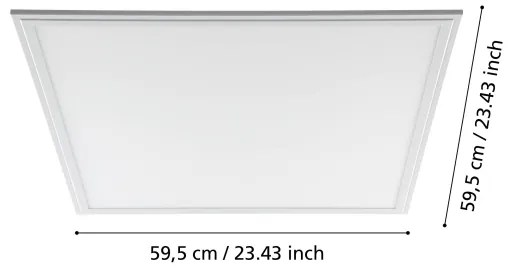 Eglo 96153 - LED mennyezeti panel SALOBRENA LED/40W/230V
