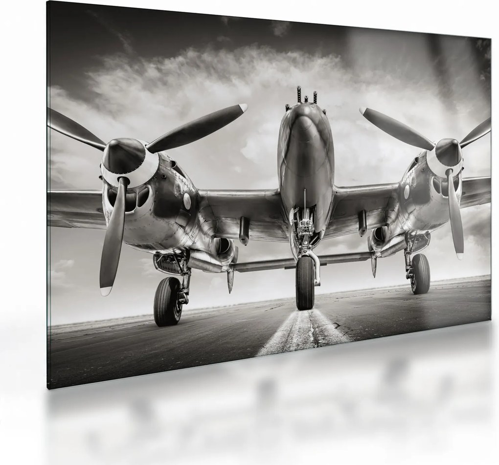 Üveg kép - Warbird (70x50 cm)