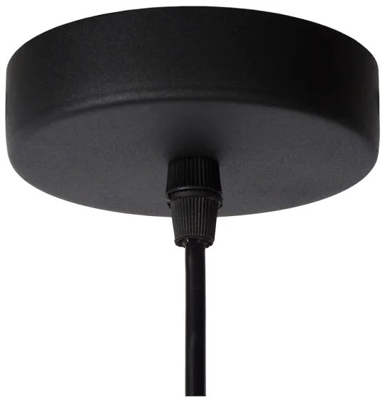 Lucide 77483/76/30 - Csillár zsinóron ZIDANE 1xE27/15W/230V barna/fekete