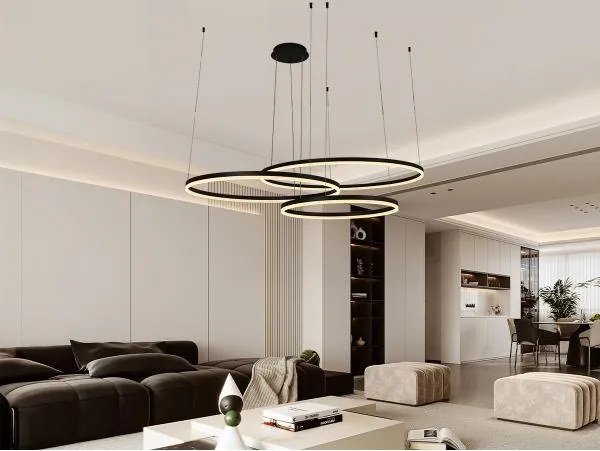 LED Dimmelhető csillár zsinóron LED/170W/230V 3000-6500K + távirányítás